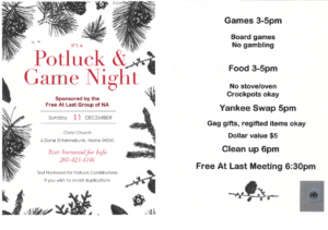 Potluck & Game Night @ Christ Church | Kennebunk | Maine | United States